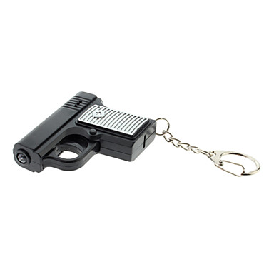 ABS Gun Стиль брелок со светодиодом и голоса (случайный цвет)
