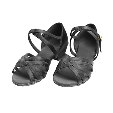 Женщины & Детская обувь атласная Dance For Латинской / бальных Сандалии (другие цвета)