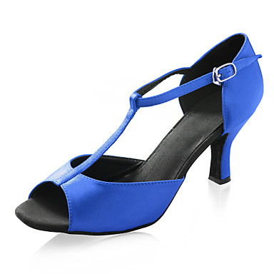 атласные верхних латинских танцев бальные туфли практике обувь для женщин больше цветов