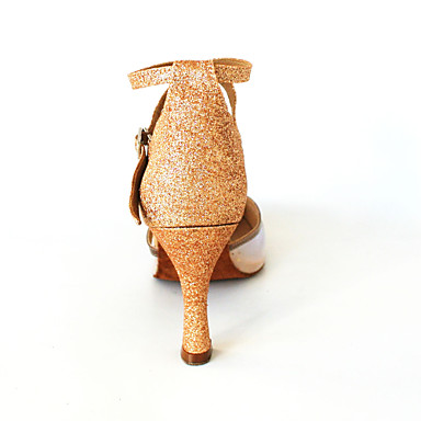 настроить два тона игристых блеск с кожи танцевальной обуви (больше цветов)