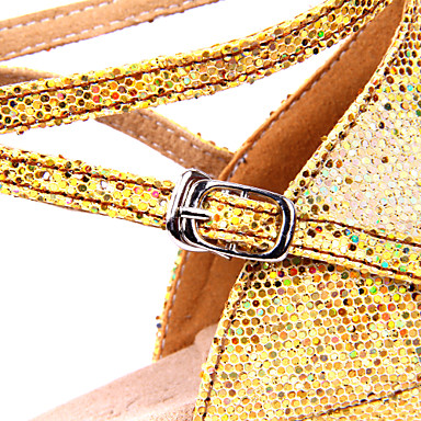 Индивидуальные женские Игристые Блеск Верхний Латинской Обувь для танцев (другие цвета)