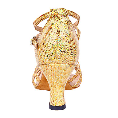 Индивидуальные женские Игристые Блеск Верхний Латинской Обувь для танцев (другие цвета)