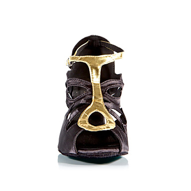 Индивидуальные Специальный атласная &  Бальные танцевальная Сандалии (больше цветов)