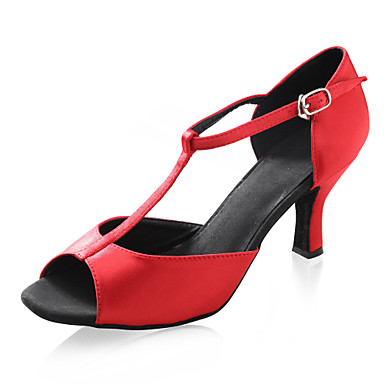 атласные верхних латинских танцев бальные туфли практике обувь для женщин больше цветов