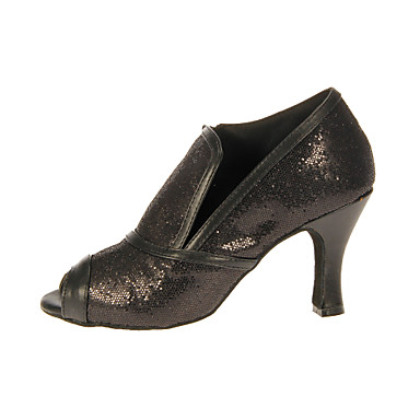 Индивидуальные женские Игристые Блеск Верхний Латинской Обувь для танцев