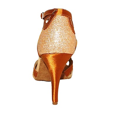 Индивидуальные женские атласная Верхний T-Strap Обувь для танцев