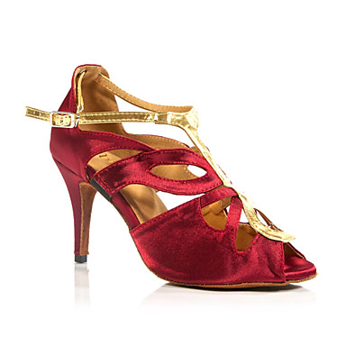 Индивидуальные Специальный атласная &  Бальные танцевальная Сандалии (больше цветов)