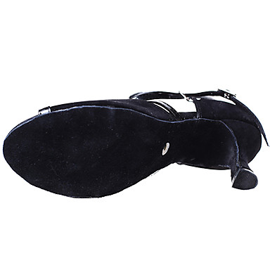 Бархатные танцевальная обувь настроены женщины для Латинской / Бальные Сандалии