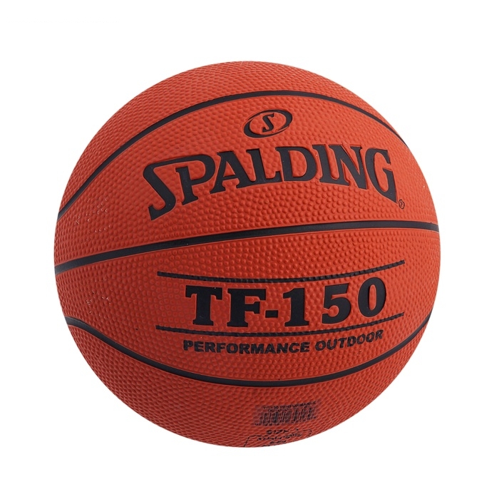 Мяч баск. SPALDING TF-150 Performance р.3, арт.65-818z, резина, коричнево-черн.