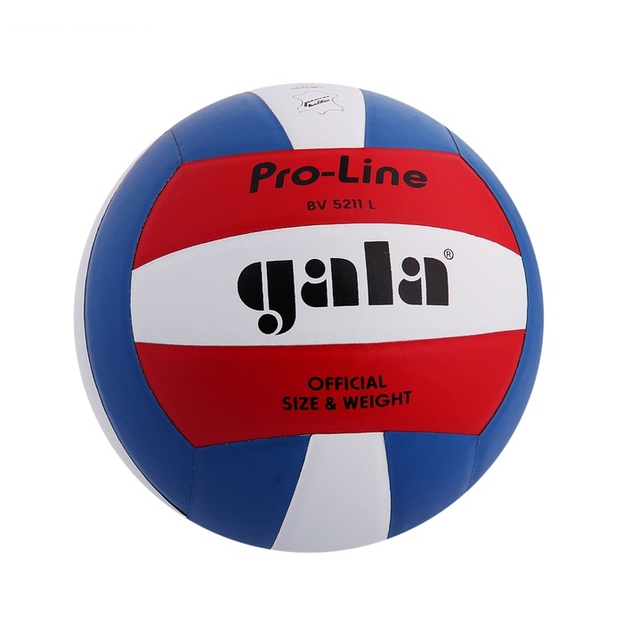 Мяч волейбольный GALA Pro-Line Colour, размер 5, бело-сине-красный