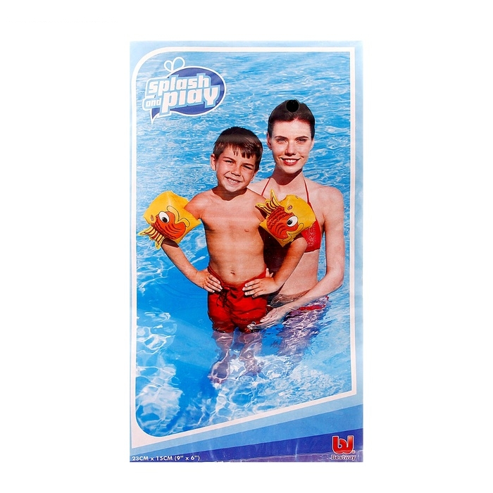 Нарукавники для плавания Friendly Fish, 23 x 15 см