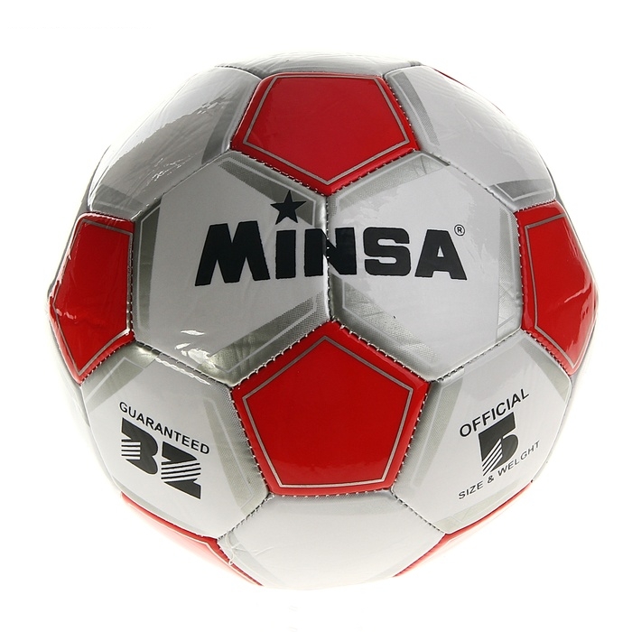 Мяч футбольный MINSA CLASSIC р5, 32 панели,PVC, 3 под слоя, машин сшивка 320гр