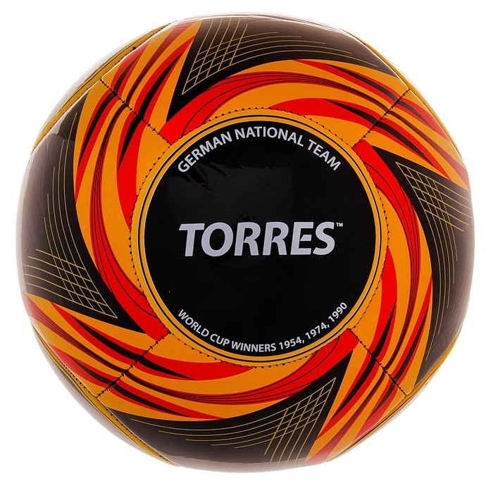 Мяч футбольный TORRES WC2014 Germany, р.5, черный