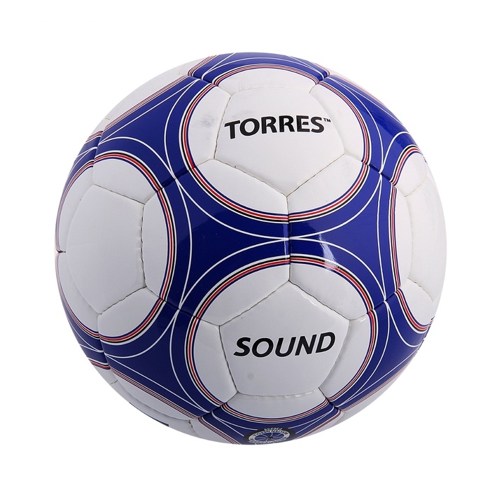 Мяч футбольный TORRES Sound, р.5, бело-сине-черный