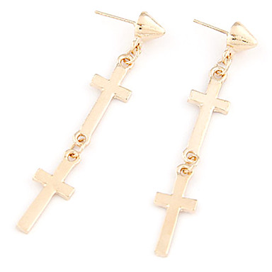 Личность темперамент двойной крест серьги стержня