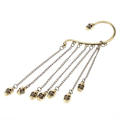 Vintage Style двуличный Crossbones Серьги