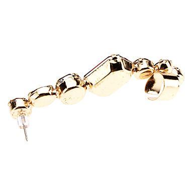 Модные красочные серьги с бриллиантами