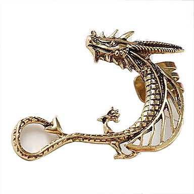 nk Стиль сплав Дракон форма серьги (разных цветов)