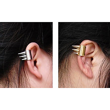 Европа-Стиль nk заклепки уха манжеты (1 пара) (золото, Щепка)