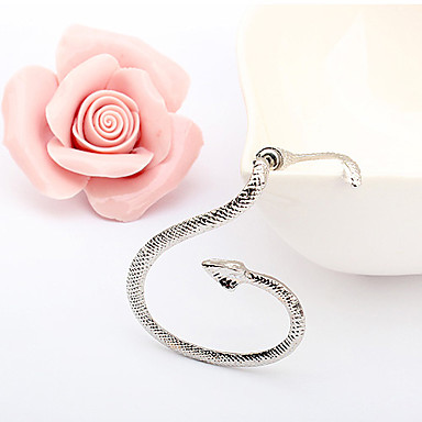 Позолоченный сплав Змея шаблон серьги (разных цветов)