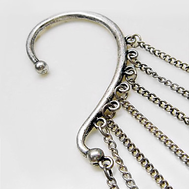 панк серьги кисточкой черепа