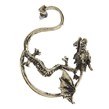 Панк Vintage Дракон Серьги