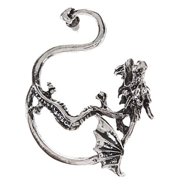 Панк Vintage Дракон Серьги