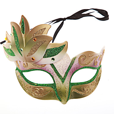 Большой Pattern Leaf Венеция Halloween Party Mask