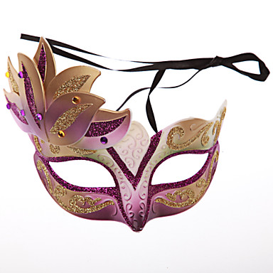 Большой Pattern Leaf Венеция Halloween Party Mask