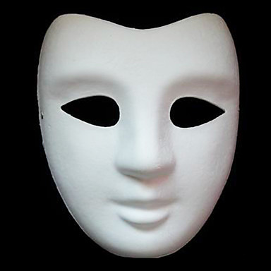 DIY V типа белого ПВХ Party Mask