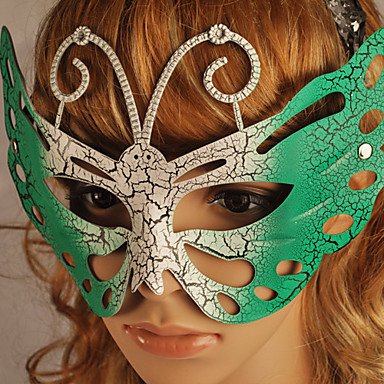 6 цветов Бабочка женские ПВХ Party Mask