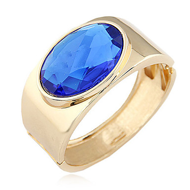 Металл Преувеличивайте Gemstone браслет (разных цветов)