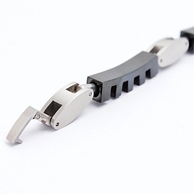 Мода 22см Мужская геометрической формы из нержавеющей стали 316L теннисный браслет