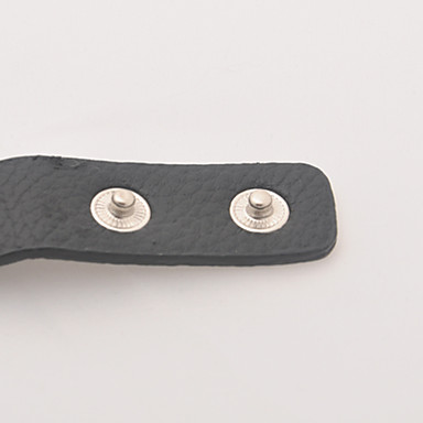 Мужской серебряный сплав Циркон Starfish кожаный браслет