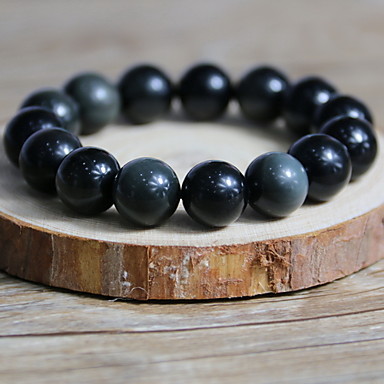 Здоровье Уход Личность Черный Naturel Кристалл Голограмма браслет (1 шт)