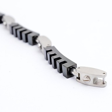 Мода 22см Мужская геометрической формы из нержавеющей стали 316L теннисный браслет