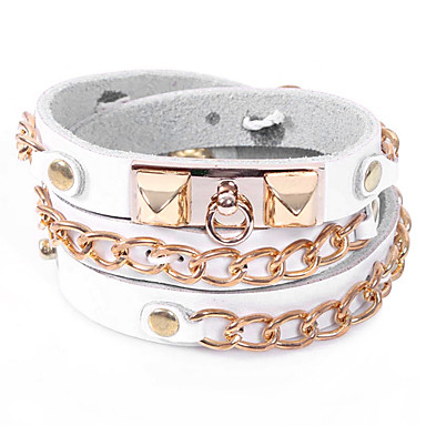 Теплые Сеть  кожаный браслет (разных цветов)