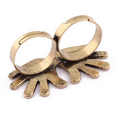 Палм Двухместный палец кольцо (случайный цвет)