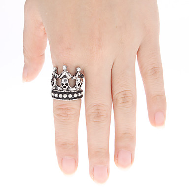 Голова Призрака Crown кольцо