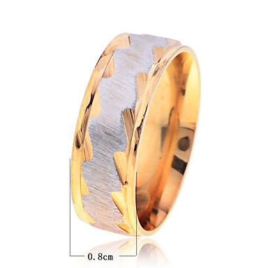 Lureme Мужская волна шаблон Кольцо из нержавеющей стали (ассорти размер)