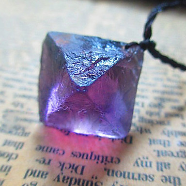 Здоровье Забота (неправильной) Фиолетовый Кристалл Ожерелье мощность (1 шт)