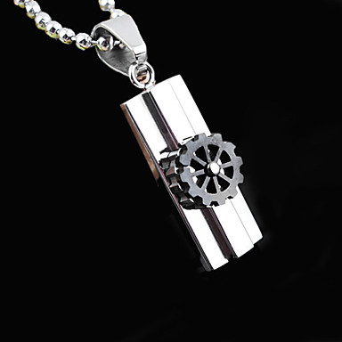 титановые стали черный квадрат передач кулон ожерелье