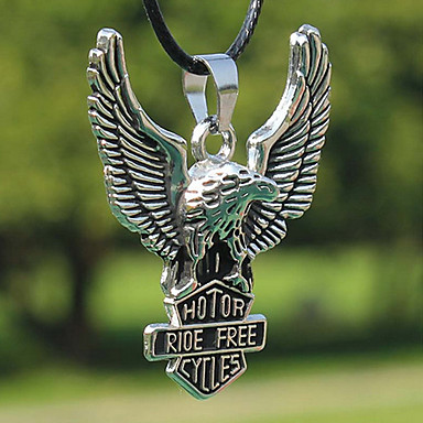 Европейский Hotor (Flying Eagle подвеска) Серебро титана стали ожерелье (1 шт)