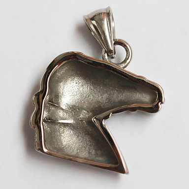 Глава 1pcs марочное лошади из нержавеющей стали подвески ювелирные изделия для мужчин