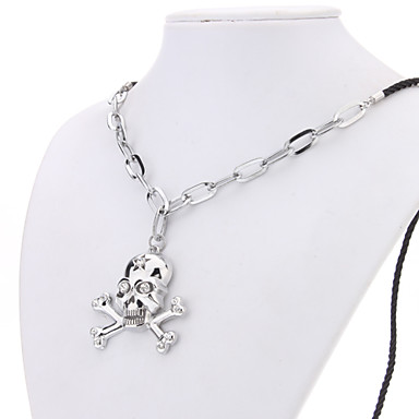 Звезда Crossbones Сплав ожерелье