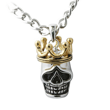 Trendsetter Sku Crown титана стали ожерелье