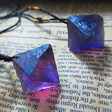 Здоровье Забота (неправильной) Фиолетовый Кристалл Ожерелье мощность (1 шт)