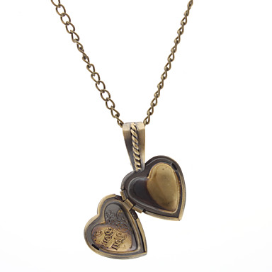 Мини Heart Shape Picture  Ожерелье