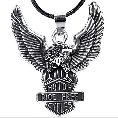 Европейский Hotor (Flying Eagle подвеска) Серебро титана стали ожерелье (1 шт)