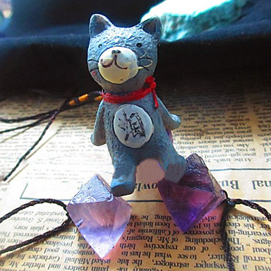 Здоровье Забота (неправильной) Фиолетовый Кристалл Ожерелье мощность (1 шт)